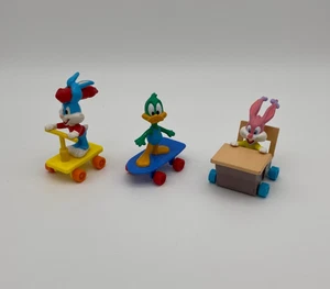 Figuras de colección 1990 Applause Tiny Toon Adventures - Babs, Buster, Plucky - Imagen 1 de 5