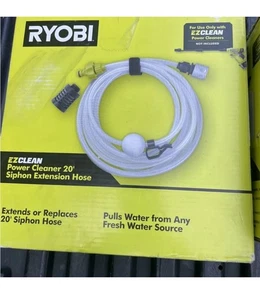 20’ Siphon Extension Hose for RYOBI EZCLEAN Power Cleaners NEW RY3112EH - Picture 1 of 5