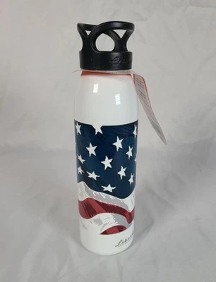 Botella de agua Liberty American Flag "Made in USA" 24 OZ NUEVA CON ETIQUETAS Hecha en EE. UU. Foto 1 de 4