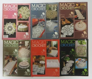 Vintage 1982-1983 Lot MAGIC CROCHET Magazine Issue No. 22 23 24 25 26 27 - Picture 1 of 8