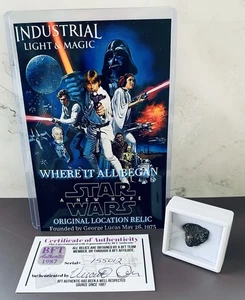 Star Wars 1977 Original Filming Location Relic Death Star - Picture 1 of 12