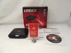 Liteon External Slim Top Load DVD CD Rewriter ETAU108 023 JL11 - Picture 1 of 17