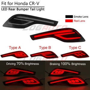 For Honda CRV CR-V 2017-2019 LED Rear Bumper Tail Light Brake Lamp Stop Lights - Picture 1 of 15