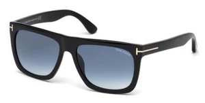 Tom Ford TF 513 FT0513 shiny blk shiny blk 01W Sunglasses - Picture 1 of 1