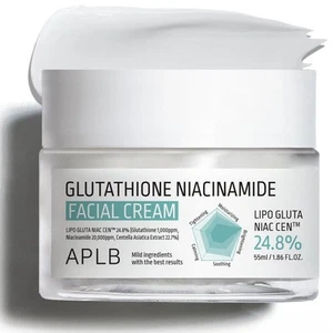 Glutatione Niacinamide crema viso idratante 1,9 fl oz per pelli sensibili - Foto 1 di 9