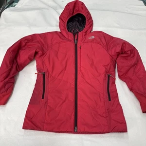 The North Face Summit Series Red Jacket Primaloft Size Medium Hooded - Picture 1 of 14