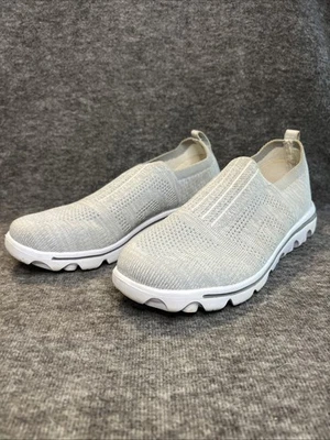 PROPET 女式 TravelActiv 弹力灰色步行鞋 6.5 WAT024M 码 — 第 1/4 张图片