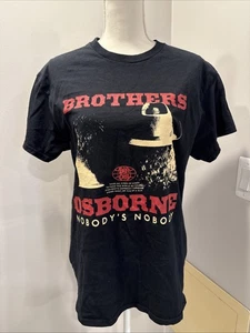 T-shirt nera Brothers Osborne taglia media Nessuno è nessuno - Foto 1 di 6