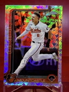 2025 Topps Chrome Logofractor Edition Ryan Mountcastle #297 Baltimore Orioles - Picture 1 of 2