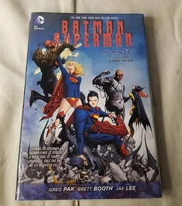 Batman Superman Vol. 2: Game Over The New 52 (Hardcover, Sealed) Pak Brand New - Picture 1 of 3
