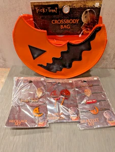 Bolso Bandolera Trick r Treat Sam Sucker Spirit Halloween Collar Pulsera Pendientes - Imagen 1 de 17