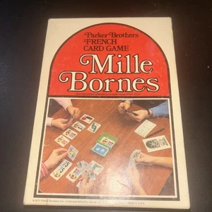 Juego de cartas francés vintage Parker Brothers Mille Bornes 1971 completo Eng - Imagen 1 de 4