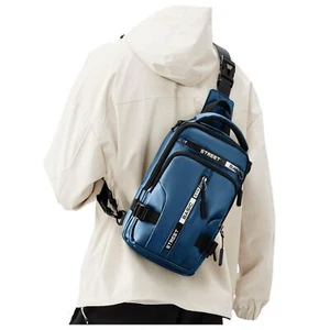 Mini Sling Bag for Men Women Lightweight Crossbody Daypack for Travel Gym - Picture 1 of 6