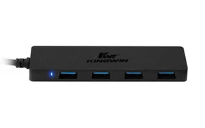 Concentrador USB 3.0 Kingwin KWUC-HUB-4U3TC USB tipo C a 4 puertos - Imagen 1 de 4