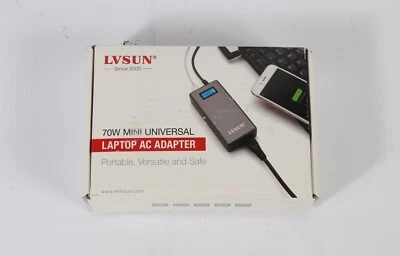 LVSUN 70W Mini Universal Laptop Charger Power Adapter – Portable & Versatile - Image 1 of 3