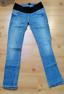 H&M Mama Schwangerschaftshose Jeans Gr.40 Skinny Mittelblau - Bild 1 von 4