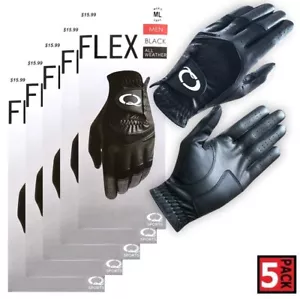 Schwarzer Herren Golfhandschuh 5er Pack Allwetter - DER BESTE HANDSCHUH AUF DIESEM PLANET - Bild 1 von 5