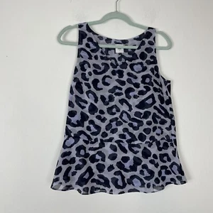 Cabi #5536 Feline Blouse Vivid Violet Sleeveless Top Women’s Size Small - Picture 1 of 7
