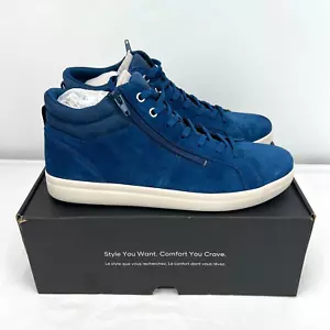 Vionic Rosemont Damen-Schnür-/Reißverschlusssneaker blau Wildleder Größe 11 Weite mit Karton - Bild 1 von 12