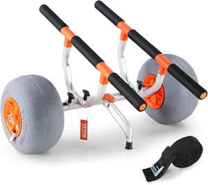 CARRITO KAYAK CARRO CON RUEDAS Resistente Plegable para Kayaks Canoas Paddleboards - Imagen 1 de 9