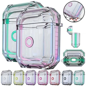 For Apple AirPods 3 2 AirPods Pro Charging Case Clear TPU Protective Cover Shell - Picture 1 of 20