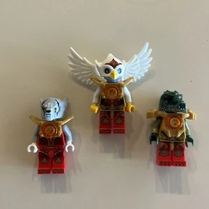 LEGO Chima Minifigure Fire Chi Lot A With Worriz / Eris / Cragger - Picture 1 of 2