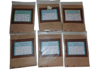 LOT Unity Stamps Sets Bunny Hugs Woodland Little Outer space Birdie Ladies Lads - Image 1 of 4