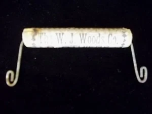 Antiguo Bolso de Portador de Mano Años 1890 W J Woods Cothiers Springfield Masa - Imagen 1 de 6