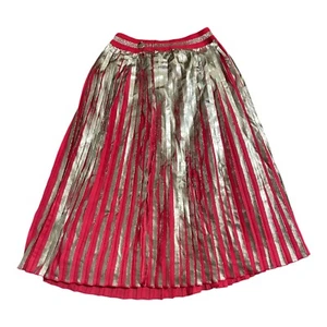 Disney princess pink and silver accordion skirt size 9/10 New - Picture 1 of 4