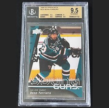 2009-10 Upper Deck Young Guns BENN FERRIERO #237 BGS Graded 9.5 GEM MINT