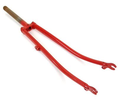 Vintage 50/60s Claud Butler Holdsworth Road Bike Forks 27" 212mm 1" Red VF-12-F5 - Image 1 of 4