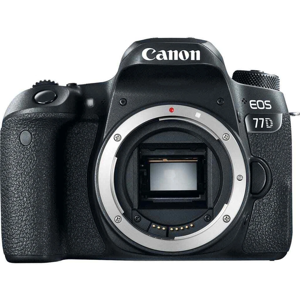 Canon EOS 77D 24.2 MP Digital SLR Camera - Black (Body Only) - Image 1 of 1
