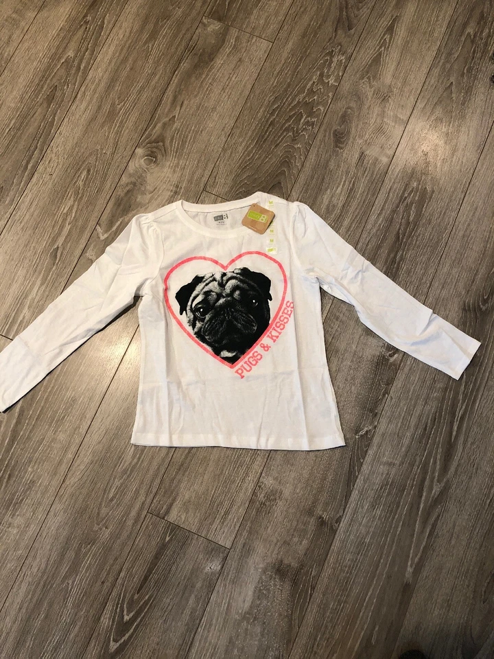 Top blanco manga larga Crazy 8 niñas talla 7-8 Foto 1 de 1