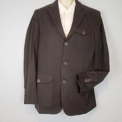 Chaqueta Blazer Para Hombre Massimo Dutti 38R Marrón Algodón ExtraFino Foto 1 de 4