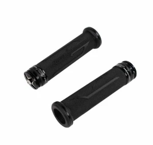 NCY RACING ALUMINUM RHINESTONE GRIP SET BLACK, 7/8 UNIVERSAL - Picture 1 of 3