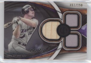 2018 Topps Tribute Tribute Triple Relics /150 Wade Boggs #TTR-WB HOF