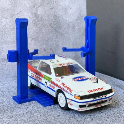 Sollevatore idraulico per auto a 2 posti V2 scala 1:43 per garage/officina Di... - Immagine 1 di 4