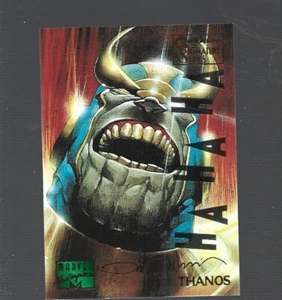 Tarjeta coleccionable Fleer 1995 Marvel Masterpieces #97 THANOS COMO NUEVA - Imagen 1 de 1