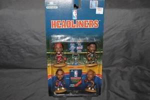 Pack de 4 figuras de baloncesto de la NBA Corinthian Headliners Barkley Rodman Malone Kemp - Imagen 1 de 2