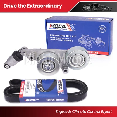 For Honda Accord Pilot Odyssey 3.5L New Serpentine Belt w/ Tensioner Assembly  - Изображение 1 из 4