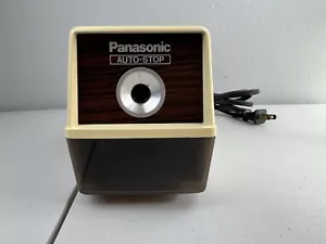 Vintage Pencil Sharpener Panasonic Auto-Stop Electric KP-100 Tested Works JAPAN - Picture 1 of 12
