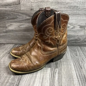 Justin Women's Western Boots Short Shaft Gypsy Chellie Square Toe L9510 Size 7 B - Picture 1 of 11