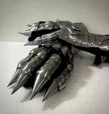 Средневековые перчатки Nazgul, стальные перчатки, стальные костюмированные доспехи перчатки - Изображение 1 из 3