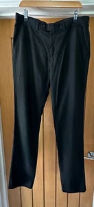 Teenage boy (school) NEXT black trousers size 34" waist to fit xlong inside leg - Picture 1 of 5