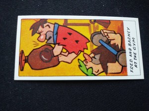 1963 Primrose Confectionery Flintstones # 20 Fred and Barney at the Gym (EX/NM)