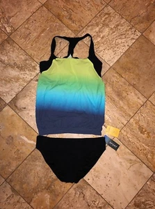 Profile Sport by Gottex Ocean Reef Tankini 2pc Swimsuit Set Women’s 14 NWT - Picture 1 of 9