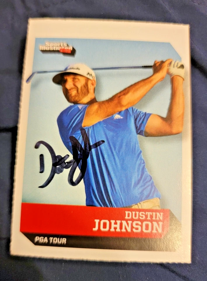 Dustin Johnson Signed Autographed Auto 2016 SI for Kids Rookie Card RC - Image 1 of 1