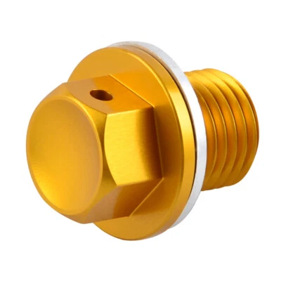 For Yamaha Magnetic Oil Drain M14 Bolt MT07 FZ07 FZ6/R FZ8 SRX600 YZF R1 6 1000R - Image 1 of 4