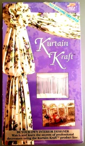 Kurtain Kraft (VHS, 1993)(Interior Design) Crafts and Design, NEW and SEALED! - Picture 1 of 6