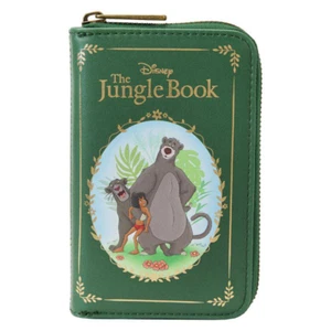 Officially Licensed Loungefly Jungle Book Book Cover Printed Zip Around Wallet - Picture 1 of 1